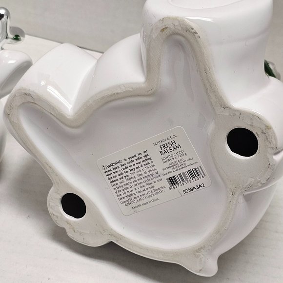 2009 Harry Slatkin Reindeer Jingles Scented Candle Signed Fresh Balsam Rare - Picture 8 of 16